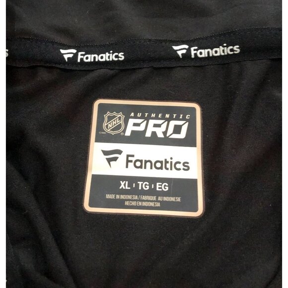 Fanatics Minnesota Wild Mens XL Black 1/4 Zip Pullover NHL - Picture 4 of 6